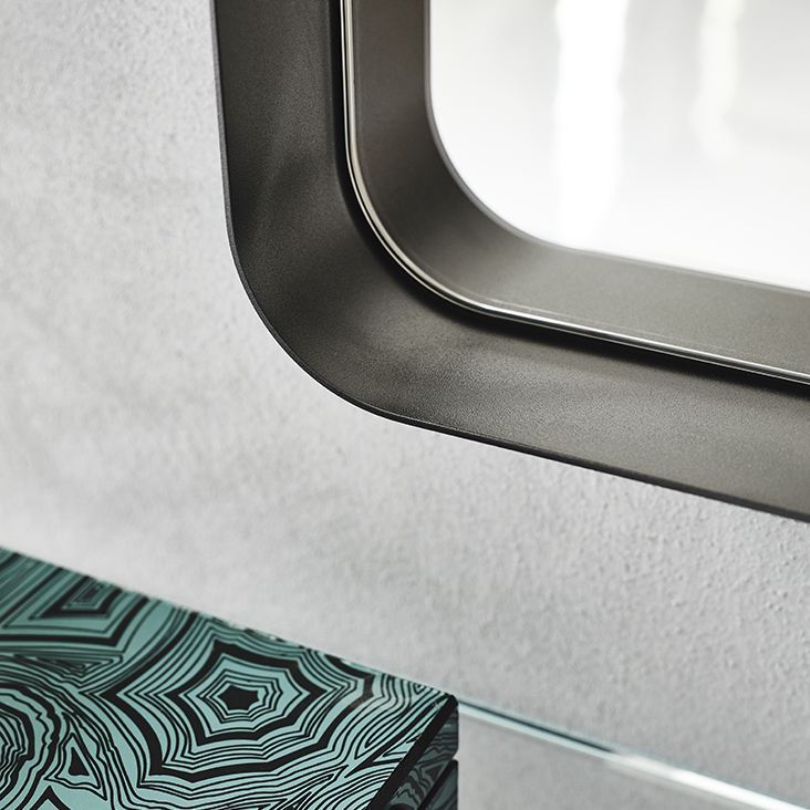 Cattelan Italia Зеркало Wish S 80*190 Brushed Grey от Cattelan Italia — в интерьере