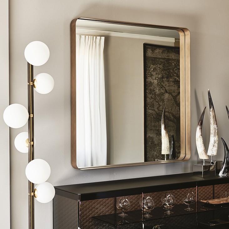 Cattelan Italia Зеркало Wish S 80*190 Brushed Grey от Cattelan Italia — в интерьере