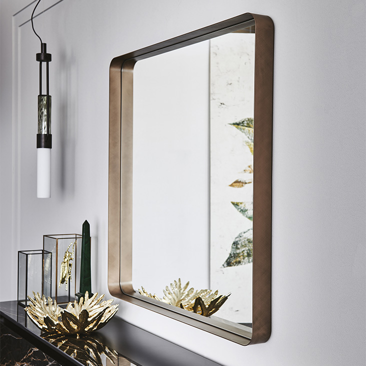 Cattelan Italia Зеркало Wish S 80*190 Brushed Grey от Cattelan Italia — в интерьере