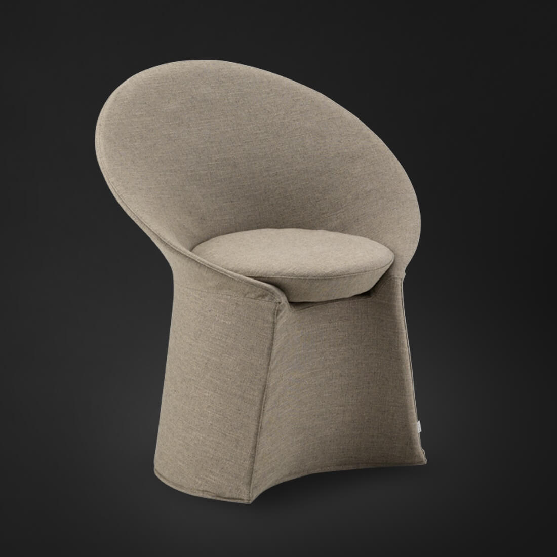 Flou Кресло Remy Carter Cream 604 от Flou — в интерьере
