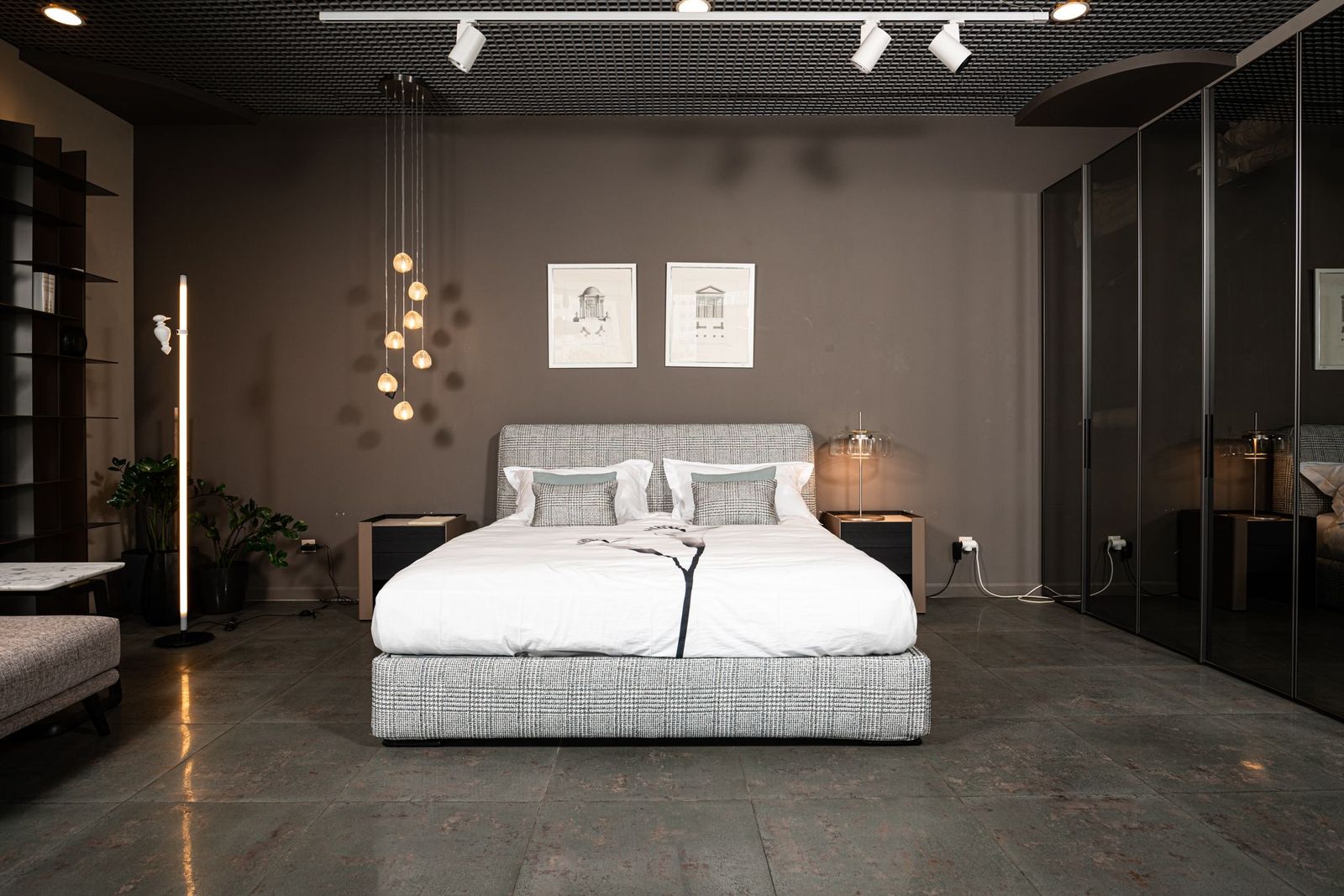 Flou Кровать Myplace с боксом для хранения lewis 539 от Flou — в интерьере