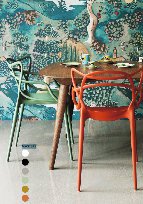 Kartell Стул Masters от Kartell — в интерьере