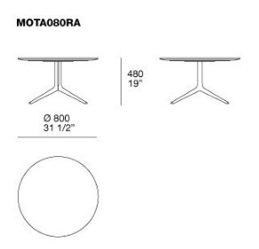 Poliform Журнальный столик Mondrian 80*80*48 от Poliform