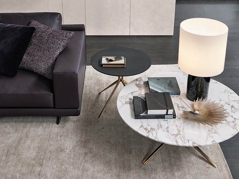 Poliform Журнальный столик Mondrian 80 emperador dark от Poliform — в интерьере