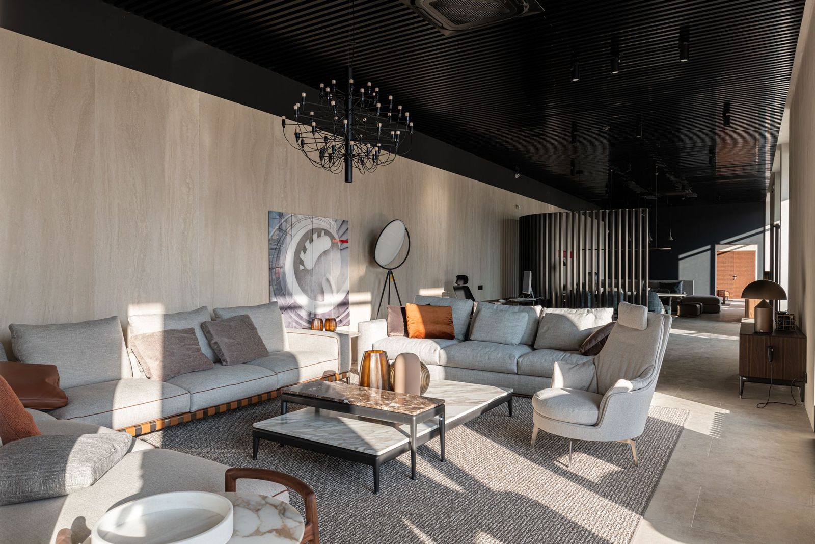 Flos Люстра 2097/50 A1502031 black от Flos — в интерьере
