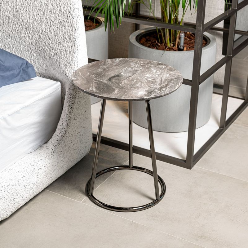 Flou Столик Angle Arabesco marble от Flou — в интерьере