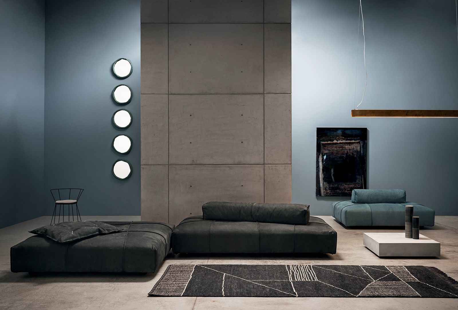 Baxter Ковер Berbere Dark Grey + Natural | Pattern A от Baxter — в интерьере
