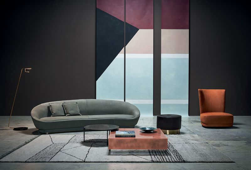 Baxter Ковер Berbere Light Grey + Brown Graphic | Pattern A от Baxter — в интерьере