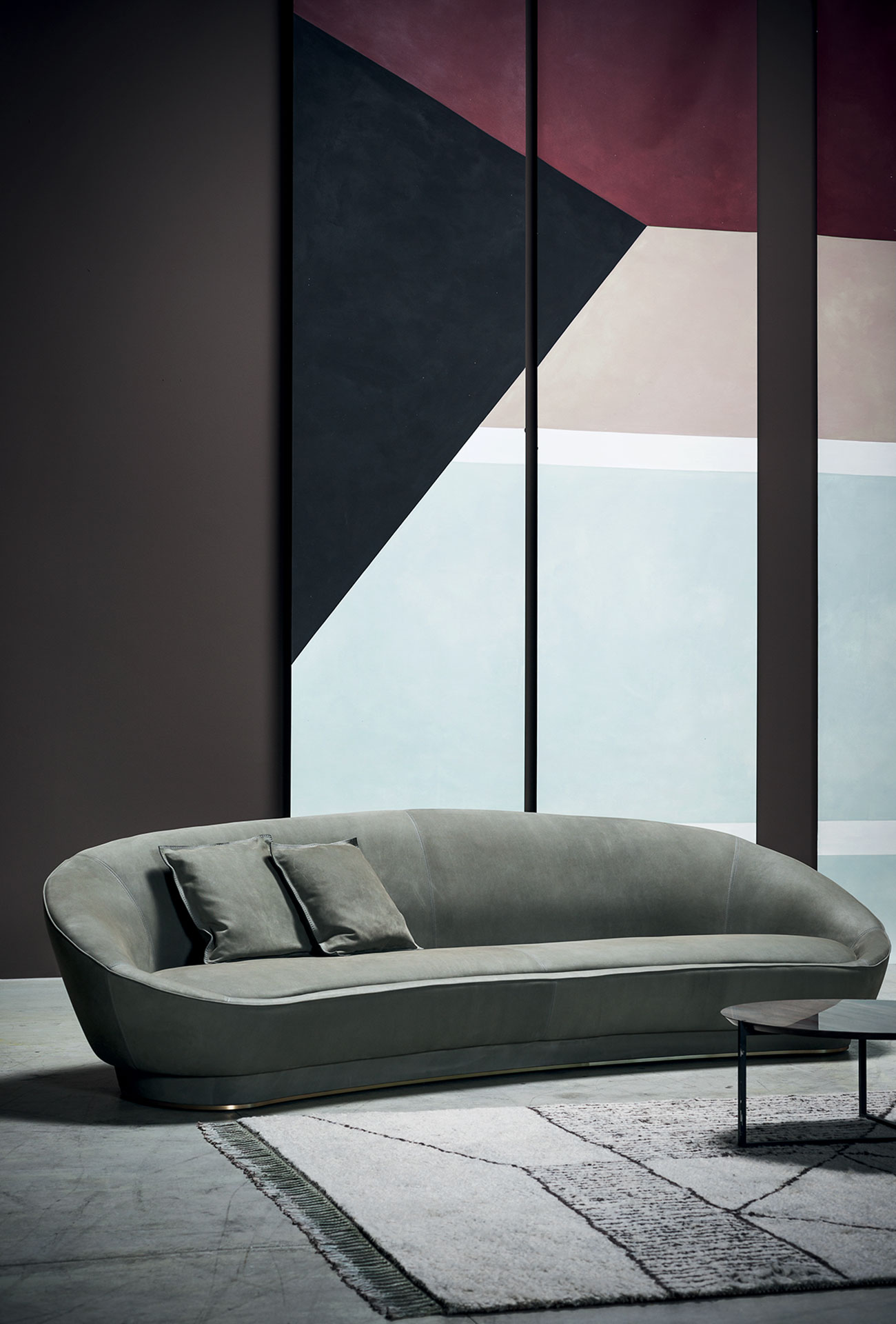 Baxter Ковер Berbere Light Grey + Brown Graphic | Pattern A от Baxter — в интерьере