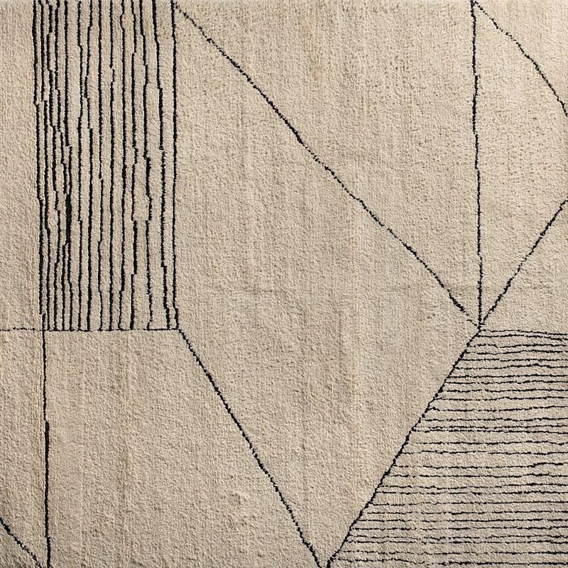 Baxter Ковер Berbere Natural + Black | Pattern A от Baxter — в интерьере