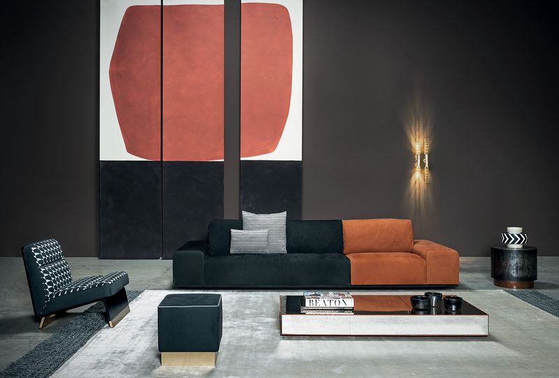 Baxter Ковер Fringes Pearl + Grey от Baxter — в интерьере