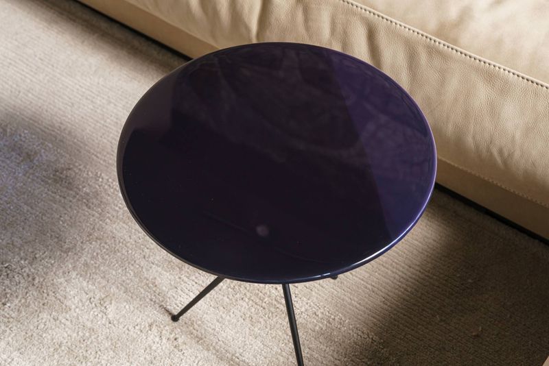 Baxter Журнальный столик Liquid Myrtille d40 от Baxter — в интерьере