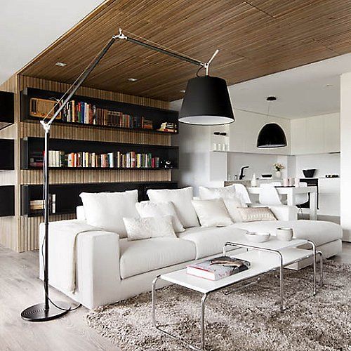 Artemide Торшер Tolomeo Mega black от Artemide — в интерьере