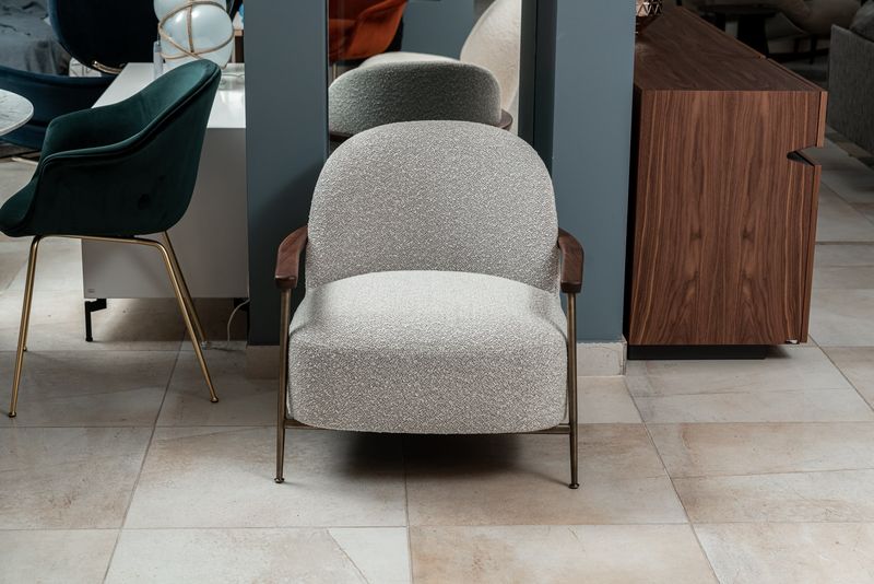 Gubi Кресло Sejour Zero, Kvadrat Sahco от Gubi — в интерьере