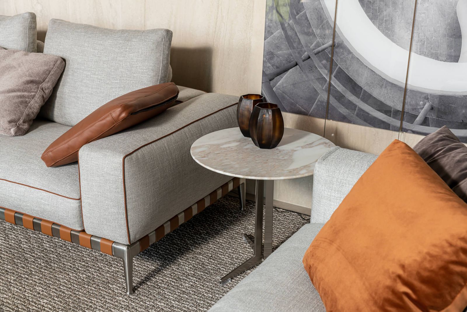 Flexform Диван Gregory угловой от Flexform — в интерьере