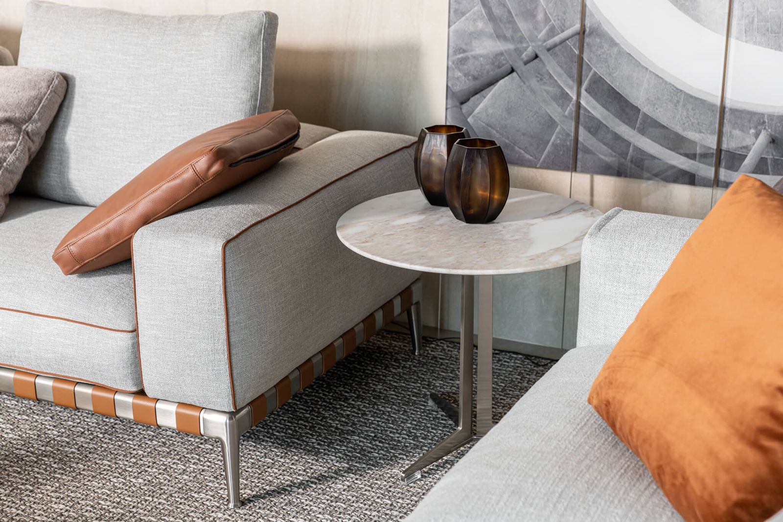 Flexform Диван Gregory угловой от Flexform — в интерьере