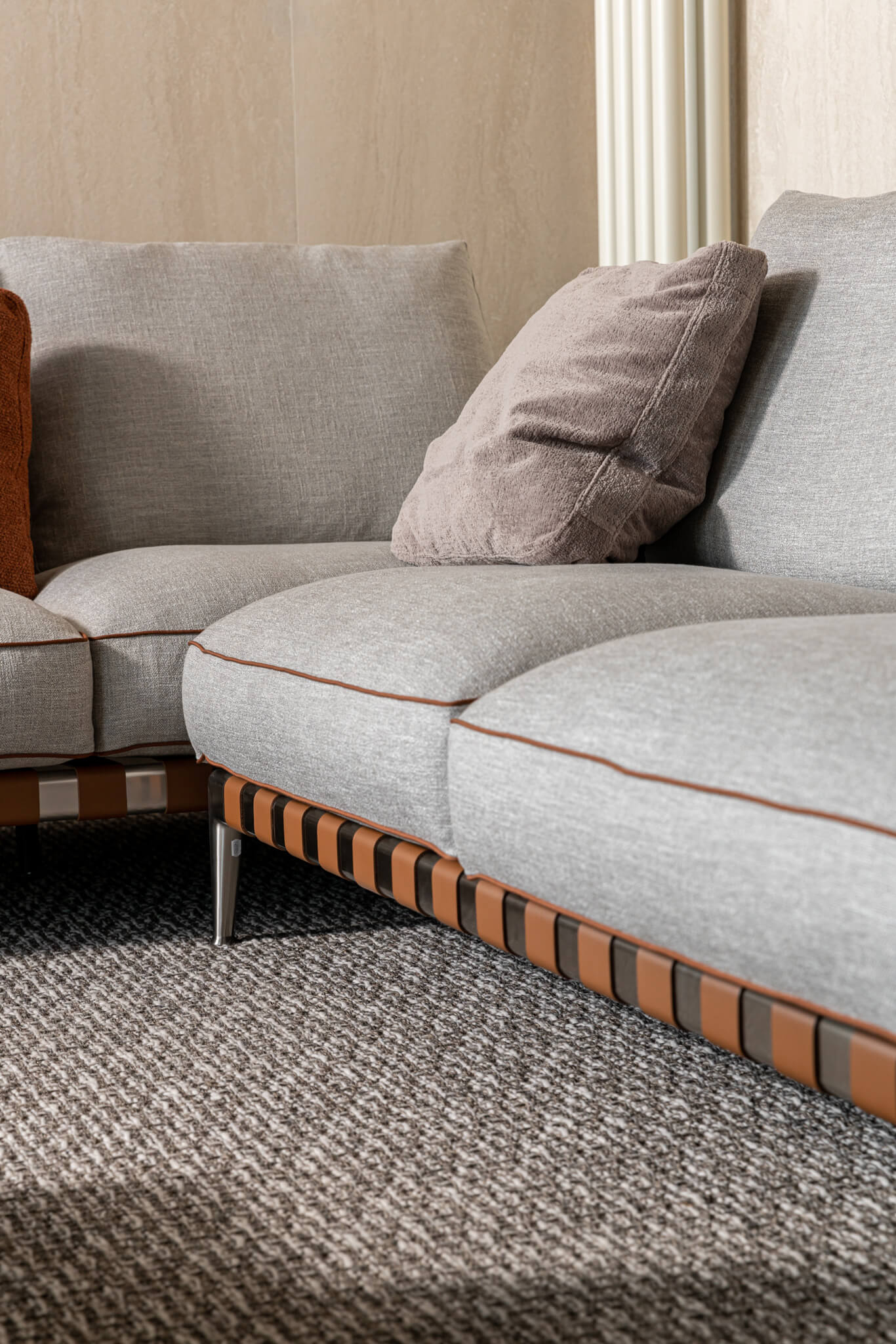 Flexform Диван Gregory угловой от Flexform — в интерьере