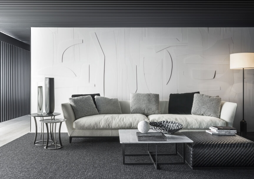 Flexform Диван Weston от Flexform — в интерьере