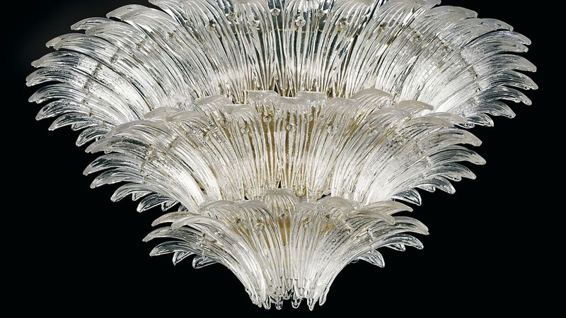 Barovier & Toso Подвесной светильник Palmette от Barovier & Toso — в интерьере